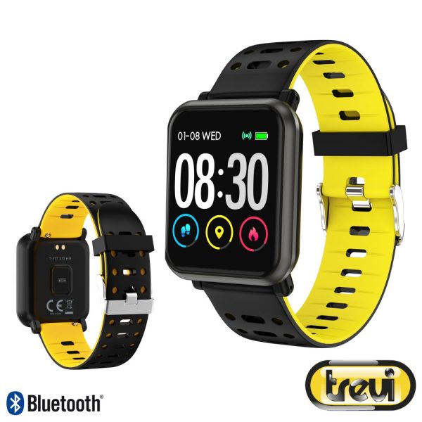 SmartWatch P/ Android/IOS Amarelo/Preto TREVI - (T-FIT210HB-05)