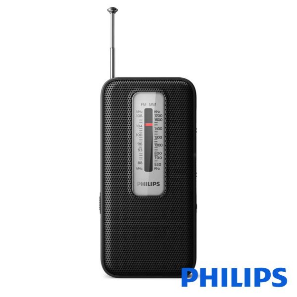 Rádio Portátil AM/FM de Bolso A Pilhas PHILIPS - (TAR1506/00)