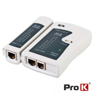 Testador De Cabos Rede RJ11/RJ12/RJ45 PROK - (TC468A)