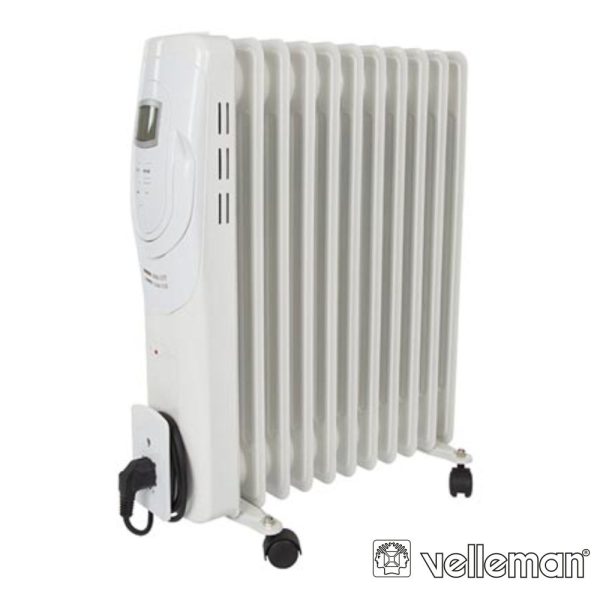 Aquecedor A Óleo 2500W 11 Elementos C/ Visor Lcd Perel - (TC78011LCD)