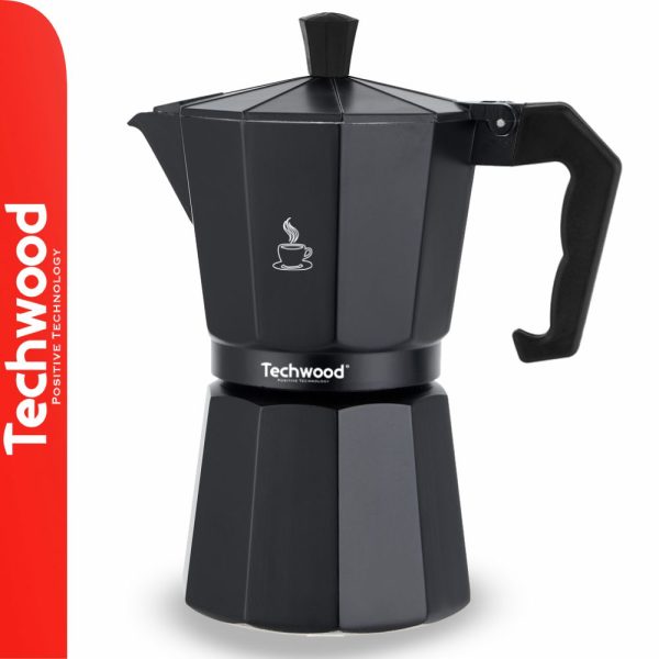 Cafeteira De Alumínio 6 Chávenas TECHWOOD - (TCA-006)