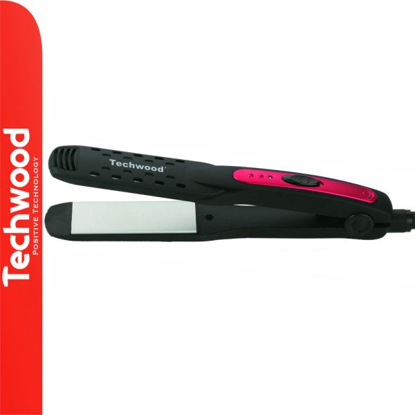 Alisador de Cabelo 30W Vermelho TECHWOOD - (TFL-096)