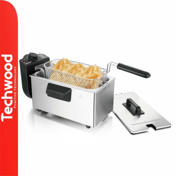 Fritadeira A Óleo Elétrica 2000W 3L TECHWOOD - (TFR-304)