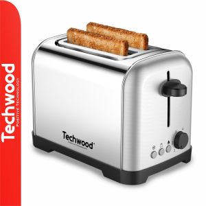 Torradeira 2 Ranhuras 700W INOX TECHWOOD - (TGPI-2018)