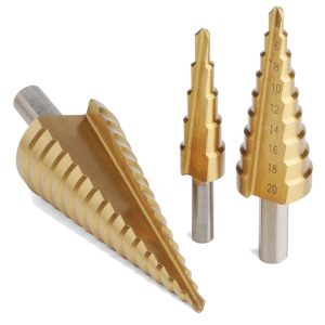 Conjunto De 3 Brocas Cone 3-12mm/4-20mm/4-12mm - (TOOL266)