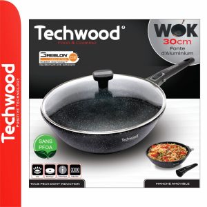 Wok Antiaderente Ø30cm Ménage TECHWOOD - (TP-30WO)