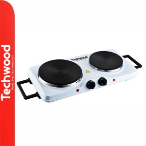 Fogão Elétrico 2 Placas 2500W Branco TECHWOOD - (TPE-2501)