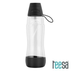 Garrafa C/ Filtro 550ml Preta TEESA - (TSA0120-BC)