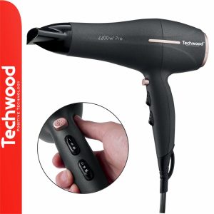 Secador De Cabelo 2200W Preto TECHWOOD - (TSC-2296)