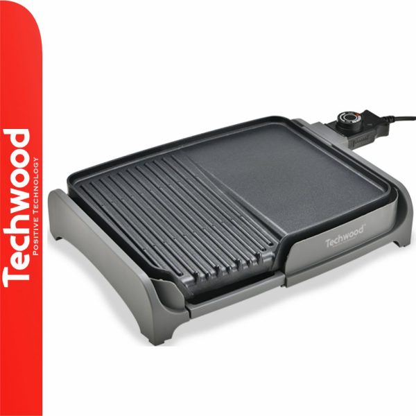 Grelhador e Teppan Yaki Elétrico 1600W TECHWOOD - (TTG-3326)