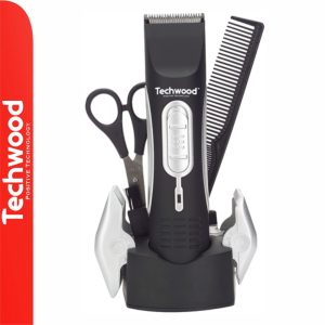 Máquina Cortar Cabelo Portátil C/ 2 Pentes TECHWOOD - (TTS-77)