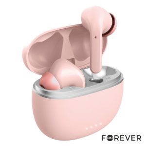 Auriculares Earbuds TWS Bluetooth ANC Rosa FOREVER - (TWE-210PK)