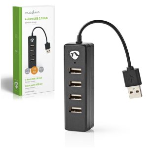 Hub USB 4 Portas USB 2.0 - (UHUBU2420BK)