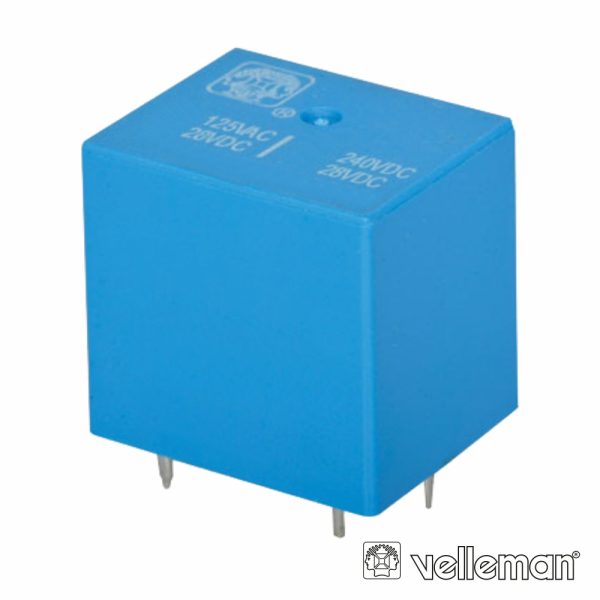 Relé 12Vdc Inversor Unipolar 15a/28vdc-125vac 7A/220vac - (VR15M121C)