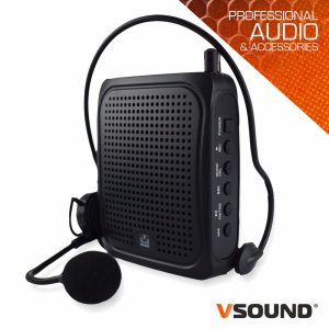 Coluna Amplificada 3" USB/BT/FM/SD/Bat Preto VSOUND - (VSPAPORT01)