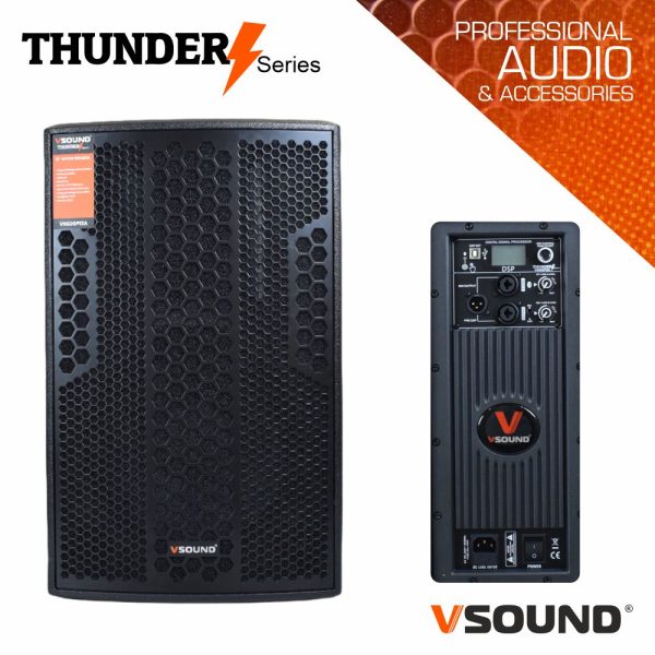 Coluna Amplificada Profissional 12" DSP/USB/BT 900W VSOUND - (VSSDSP12A)