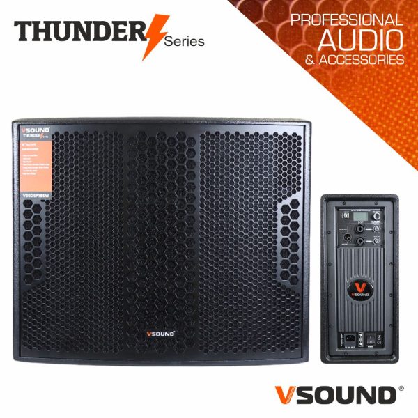 Subwoofer Amplificado Profissional 18" 2000W VSOUND - (VSSDSP18SW)