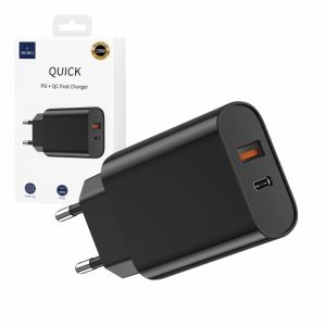 Alimentador Comutado USB-A/USB-C PD+QC3.0 20W WIWU - (WI-U002)