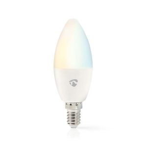 Lâmpada E14 Dimável 4.9W LED Vela 2700K-6500K WIFI 470lm - (WIFILRW10E14)