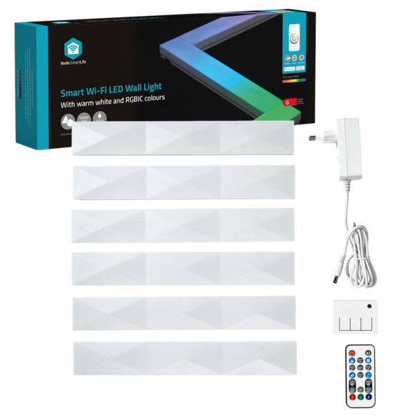 Conjunto 6 Barras LED Smart RGB WI-FI Modulares IP20 - (WIFILW06RGB)