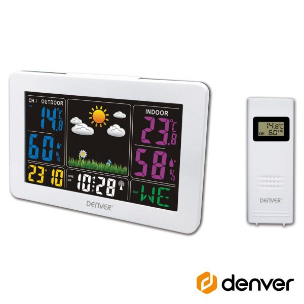 Estação Meteorológica S/ Fios C/ Visor Branco DENVER - (WS-540WHITE)