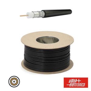 Cabo Coaxial 50 Ohm Rg58/Cu Ø4.95 Preto - (WTR422)