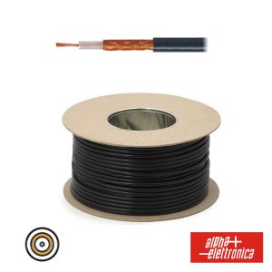 Cabo Coaxial 75 Ohm Rg59bu Ø6.15 Preto - (WTR425)