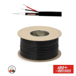 Cabo Coaxial 75 Ohm Rg59 2x0.5mm² C/ Alimentação - (WTR428)