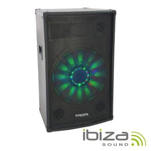 Coluna 15" 700W Preta IBIZA - (X-LED15)