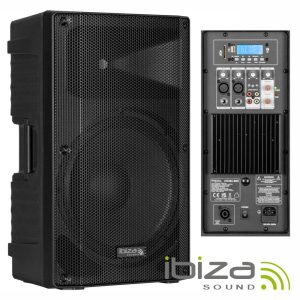 Coluna Bi-Amplificada 12" 500Wmáx BT/TWS IBIZA - (XTK12A-MKII)