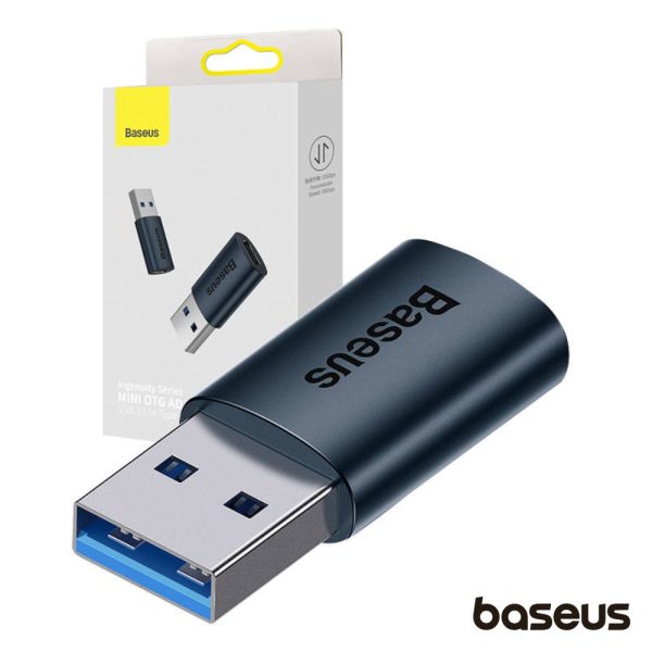 Adaptador USB-C Fêmea / USB-A Macho OTG Ingenuity BASEUS - (ZJJQ000103)