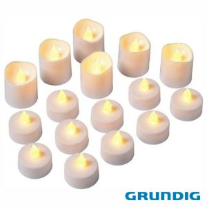 Conjunto de 16 Velas C/ LED GRUNDIG - (06181)