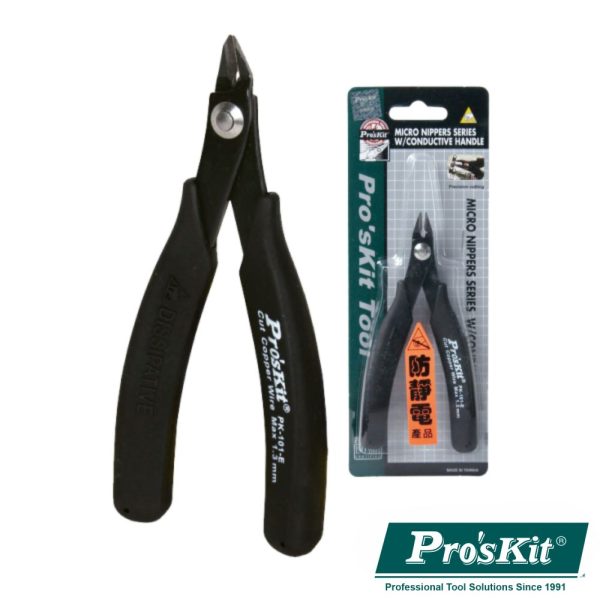 Alicate De Corte Micro C/ Punho Condutor 130mm PROSKIT - (1PK-101-E)