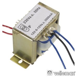 Transformador 34va 2x12V VELLEMAN - (212048C)