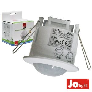 Detetor De Movimento PIR Ø65mm P/ Encastrar JOLIGHT - (23-110)