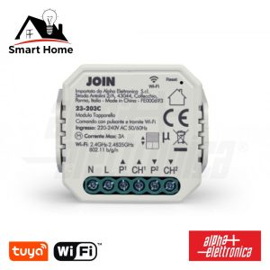 Módulo Automação P/ Controlo de Estores WiFi Tuya ALPHA - (23-203C)