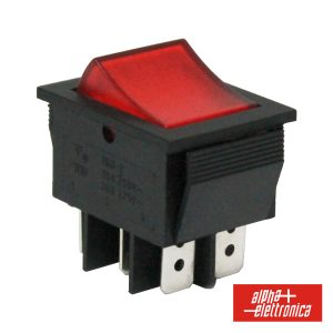 Interruptor Bacsculante 15a-250v Dpdt On-On - (320-010)