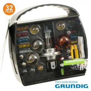 Kit Lâmpadas E Fusíveis P/ Automóvel 12V H4 Grundig - (32729)