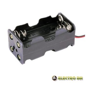 Suporte P/ 4 Pilhas AA C/ Fios EDH - (33.002/CH)