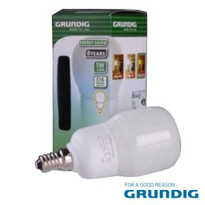 Lâmpada E14 5W=25W 230V Eco 200lm 2700k Grundig - (42169949)