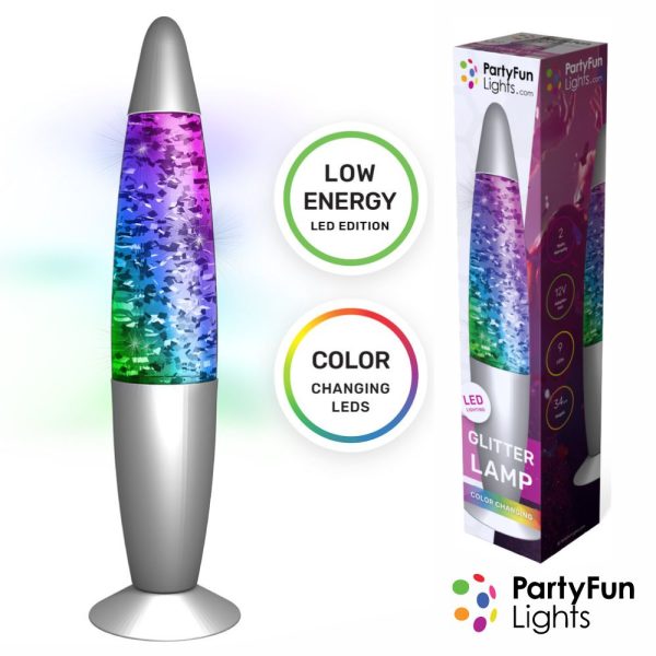 Candeeiro Decorativo de Glitter 12V PARTYFUN - (86584)