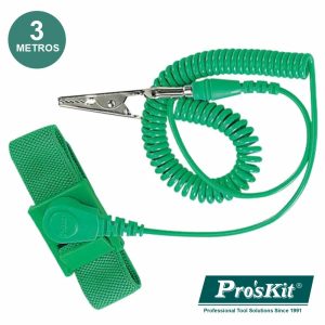 Pulseira Anti-Estática Verde 3m PROSKIT - (8PK-611D)