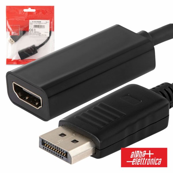 Cabo Displayport Macho / HDMI Fêmea - (93-621/002B)