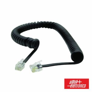 Cabo Telefone 4p4c Espiral Preto 2.1M - (94-720NB)