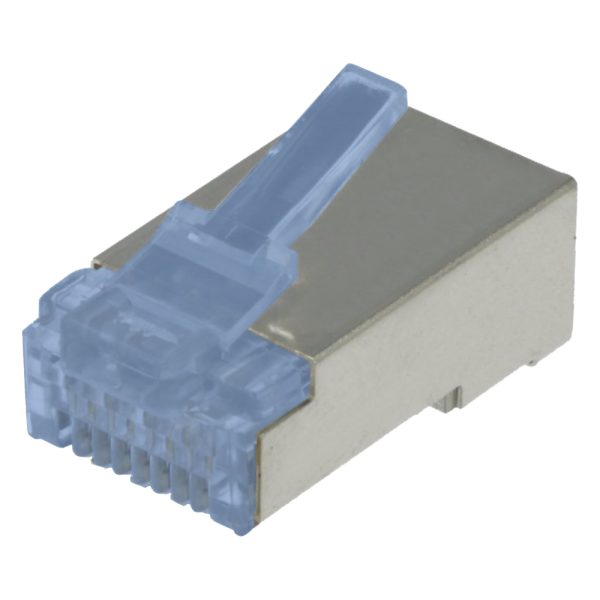 Ficha RJ45 Modular 8p8c CAT6 Metálica - (94-916/BL)