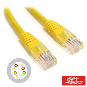 Cabo UTP CAT5E Amarelo 0.5m - (95-706/005YB)