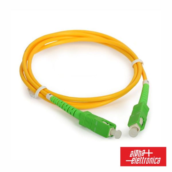 Cabo Fibra Óptica Monomodo SC-APC P/ SC-APC 9/125 OS2 1M - (95-926/001)