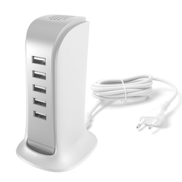 Carregador de Mesa C/ 5x USB-A 25W DUDAO - (A5EU)