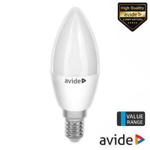 Lâmpada LED E14 Vela 3W 230V 6400K 260lm Value Range AVIDE - (ABBC14CW-3W)