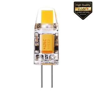 Lâmpada LED COB G4 1.2W 12V 4000k 90lm AVIDE - (ABCG4NW-1.2W)